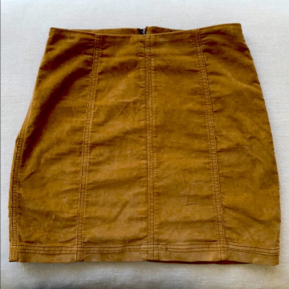 Free People brown coed skirt in a size 6